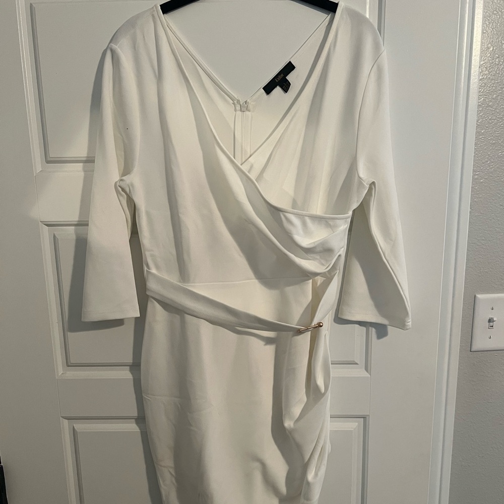 White long sleeve dress